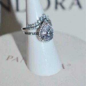 Two New beautiful Pandora Rings, Size 7